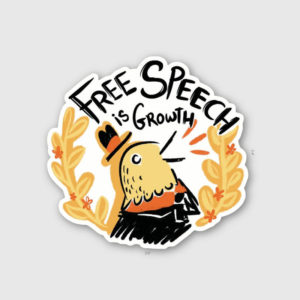 -Sticker- Free Speech