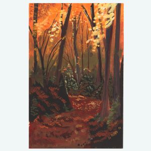 Orange Woods Landscape